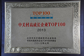 中關(guān)村高成長(cháng)企業(yè)TOP100
