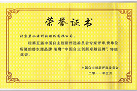 中國自主創(chuàng  )新卓越品牌